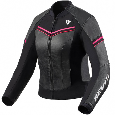 CHAQUETA REVIT MEDIAN LADY NEGRO/FUCSIA