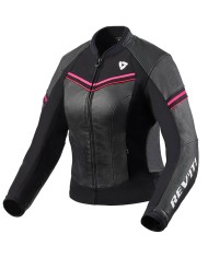 CHAQUETA REVIT MEDIAN LADY NEGRO/FUCSIA | Chaquetas de moto | %brands%
