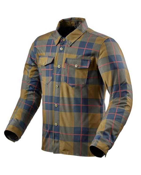 SOBRECAMISA REVIT BISON 2 H2O OCRE | Ropa Casual de moto | %brands%