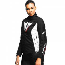 CHAQUETA DAINESE VELOCE D-DRY LADY NEGRO/BLANCO