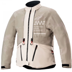 CHAQUETA ALPINESTARS AMT-10 LAB DRYSTARXF WHITE/SAND/CAMO