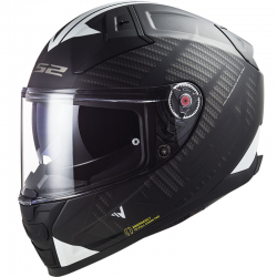 CASCO LS2 VECTOR II SPLITTER NEGRO/BLANCO