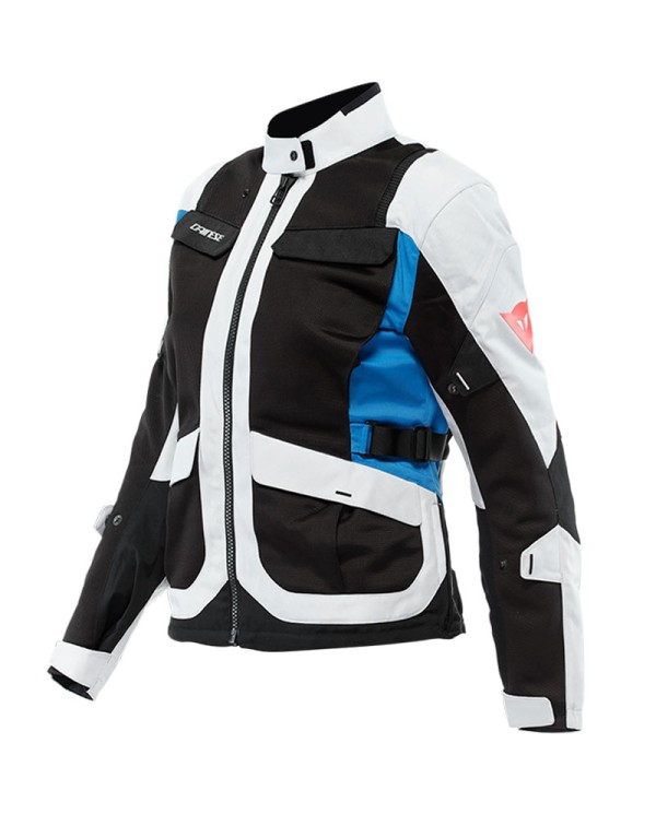 CHAQUETA DAINESE DESERT TEX LADY GLACIER-GRAY/BLACK 
