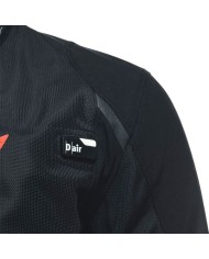 CHAQUETA DAINESE SMART JACKET LS SPORT BLACK/FLUO-RED