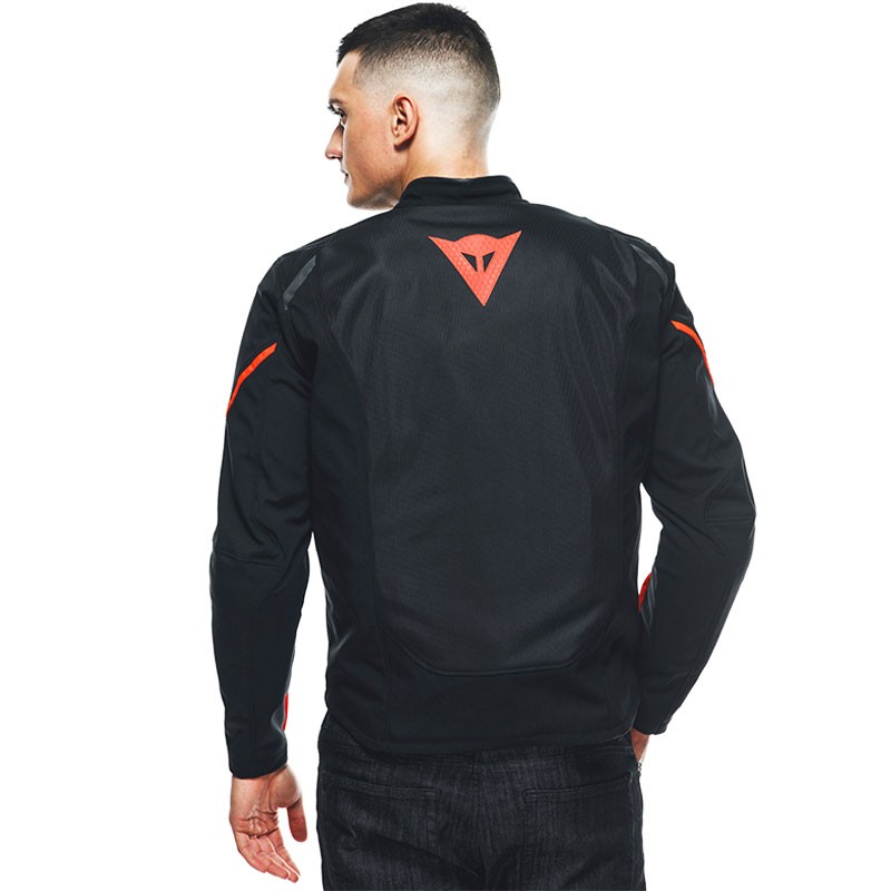 CHAQUETA DAINESE SMART JACKET LS SPORT BLACK/FLUO-RED