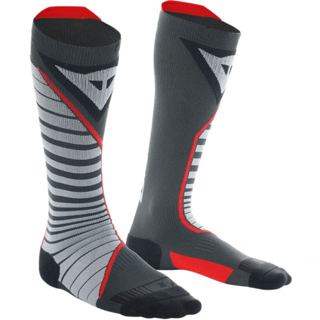 CALCETINES DAINESE THERMO LONG SOCKS BLACK/RED