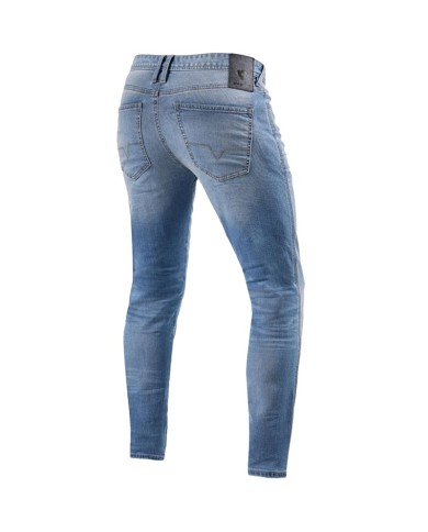 PANTALONES VAQUEROS REVIT PISTON 2 SKINNY FIT AZUL GASTADO