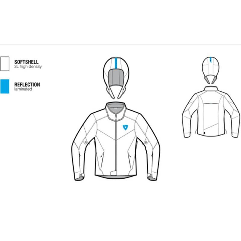 CHAQUETA REVIT AFTERBURN H2O LADY VERDE OSCURO