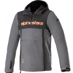 CHAQUETA ALPINESTARS SHERPA BLACK/TAR GRAY/RED FLUO