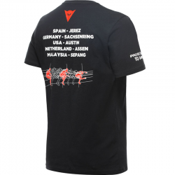 CAMISETA DAINESE RACING NEGRA