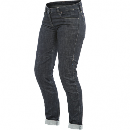 PANTALONES VAQUEROS DAINESE DENIM SLIM TEX LADY BLUE