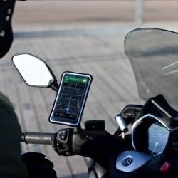 SOPORTE MAGNÉTICO SHAPEHEART DE SMARTPHONE PARA ESPEJO DE SCOOTER 