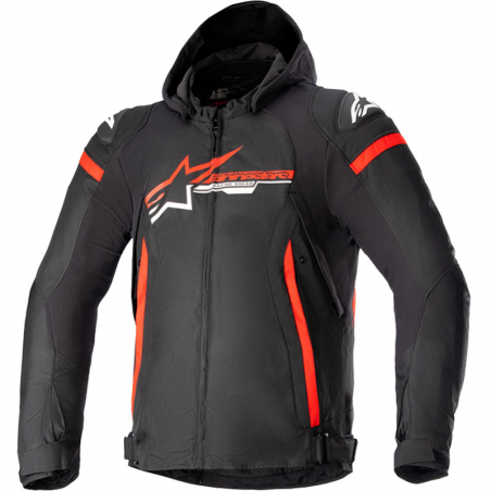 CHAQUETA ALPINESTARS ZACA WATERPROOF BLACK/BRIGHT RED