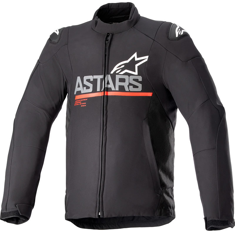 CHAQUETA ALPINESTARS SMX WATERPROOF BLACK/DARK GRAY/BRIGHT RED