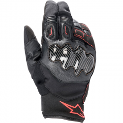 GUANTES ALPINESTARS SMX-1 DRYSTAR BLACK/RED FLUO