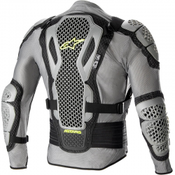 PROTECCION ALPINESTARS BIONIC ACTION V2 GRAY/BLACK/YELLOW