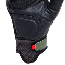 GUANTES DAINESE KARAKUM ERGO-TEK BLACK/ARMY-GREEN