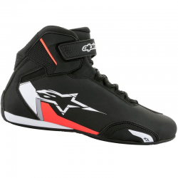 BOTIN ALPINESTARS SEKTOR NEGRO/ROJO FLUOR