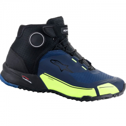 ZAPATILLAS ALPINESTARS CR-X DRYSTAR BLACK/DARK BLUE/YELLOW FLUO