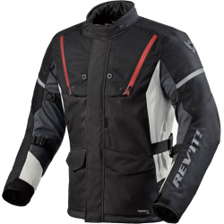 CHAQUETA REVIT HORIZON 3 H2O NEGRO/ROJO