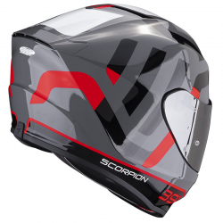 CASCO SCORPION EXO-391 AROK GRIS/ROJO