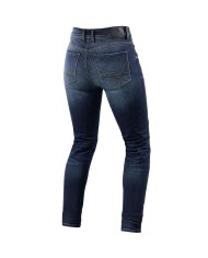 PANTALONES VAQUEROS REVIT MARLEY LADY L32 AZUL MEDIO GASTADO | Pantalones de moto | %brands%