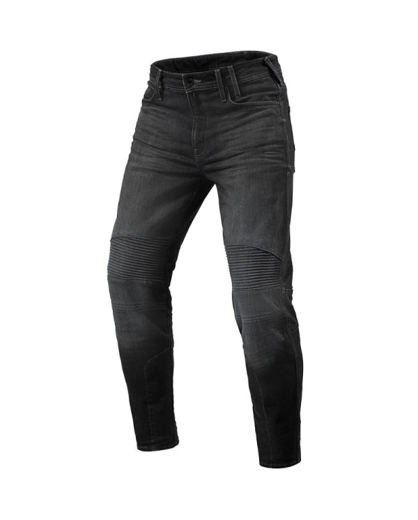 PANTALONES VAQUEROS REVIT MOTO 2 TF L34 GRIS OSCURO GASTADO | Pantalones de moto | %brands%