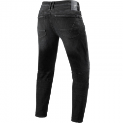 PANTALONES VAQUEROS REVIT MOTO 2 TF GRIS OSCURO GASTADO