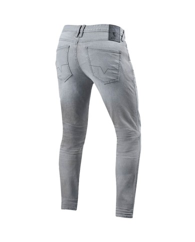 PANTALONES VAQUEROS REVIT PISTON 2 SKINNY FIT GRIS GASTADO