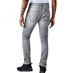 PANTALONES VAQUEROS REVIT PISTON 2 SKINNY FIT GRIS GASTADO