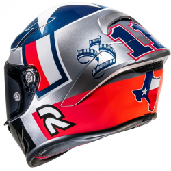 CASCO HJC RPHA 1 BEN SPIES SILVER STAR MC-21