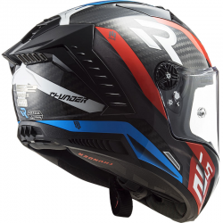 CASCO LS2 THUNDER CARBON SUPRA ECE 22.06 RED/BLUE