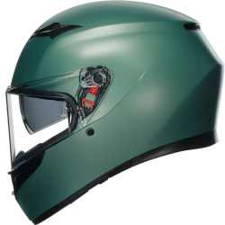 CASCO AGV K3 MATT STELVIA GREEN E2206