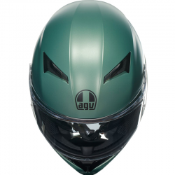 CASCO AGV K3 MATT STELVIA GREEN E2206