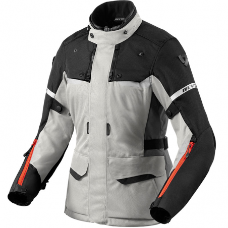 CHAQUETA REVIT OUTBACK 4 H2O LADY PLATA/NEGRO