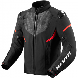 CHAQUETA REVIT HYPERSPEED 2 H2O NEGRO/ROJO FLUOR