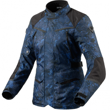 CHAQUETA REVIT VOLTIAC 3 H2O LADY CAMO AZUL