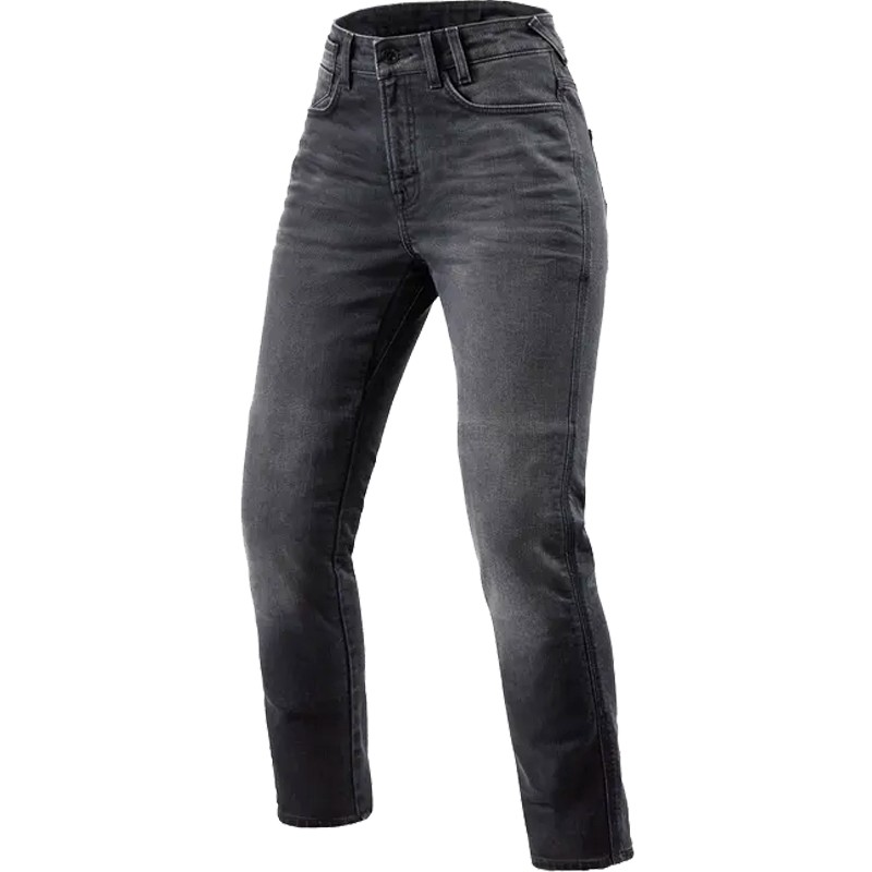 PANTALONES VAQUEROS REVIT VICTORIA 2 L32 LADY GRIS GASTADO