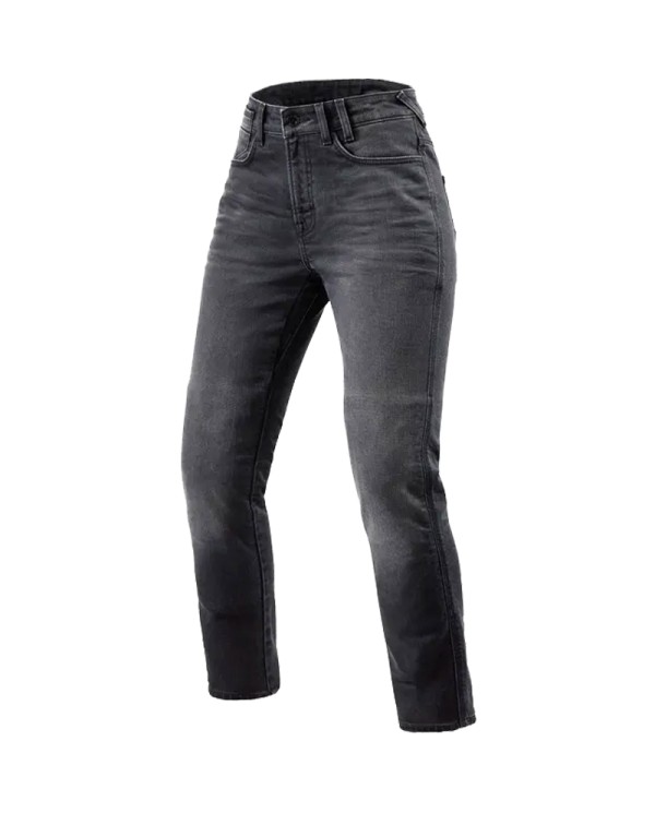 PANTALONES VAQUEROS REVIT VICTORIA 2 L32 LADY GRIS GASTADO | Pantalones de moto | %brands%