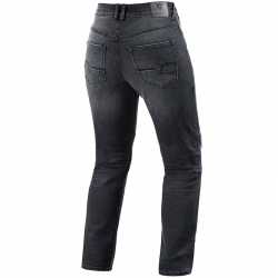 PANTALONES VAQUEROS REVIT VICTORIA 2 LADY GRIS GASTADO