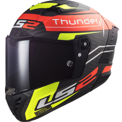 CASCO LS2 THUNDER CARBON BLACK ATTACK ECE 22.06