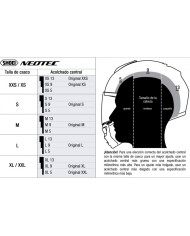 CHICHONERA INTERIOR CASCO SHOEI NEOTEC TALLA S.