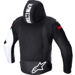 CHAQUETA ALPINESTARS ZACA AIR BLACK/WHITE/RED FLUO