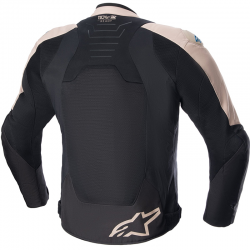 CHAQUETA ALPINESTARS SMX AIR LIGHT BROWN/SODALITE BLUE