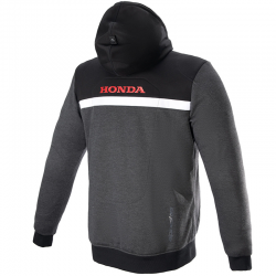 SUDADERA ALPINESTARS CHROME STREET HOODIE HONDA/BLACK