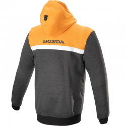 SUDADERA ALPINESTARS CHROME STREET HOODIE HONDA/ORANGE