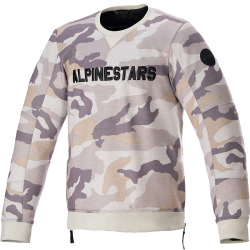 SUDADERA ALPINESTARS LEGIT CREW FLEECE GRAY/CAMO