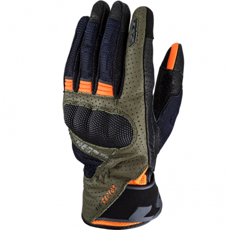 GUANTES LS2 AIR RAPTOR GREEN/BLUE/H-V ORANGE