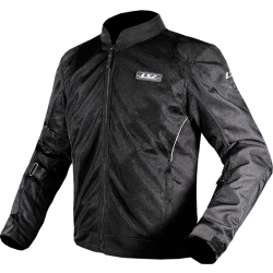 CHAQUETA LS2 AIRY PERFORADA NEGRA