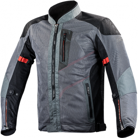 CHAQUETA LS2 ALBA PERFORADA DARK GREY/BLACK